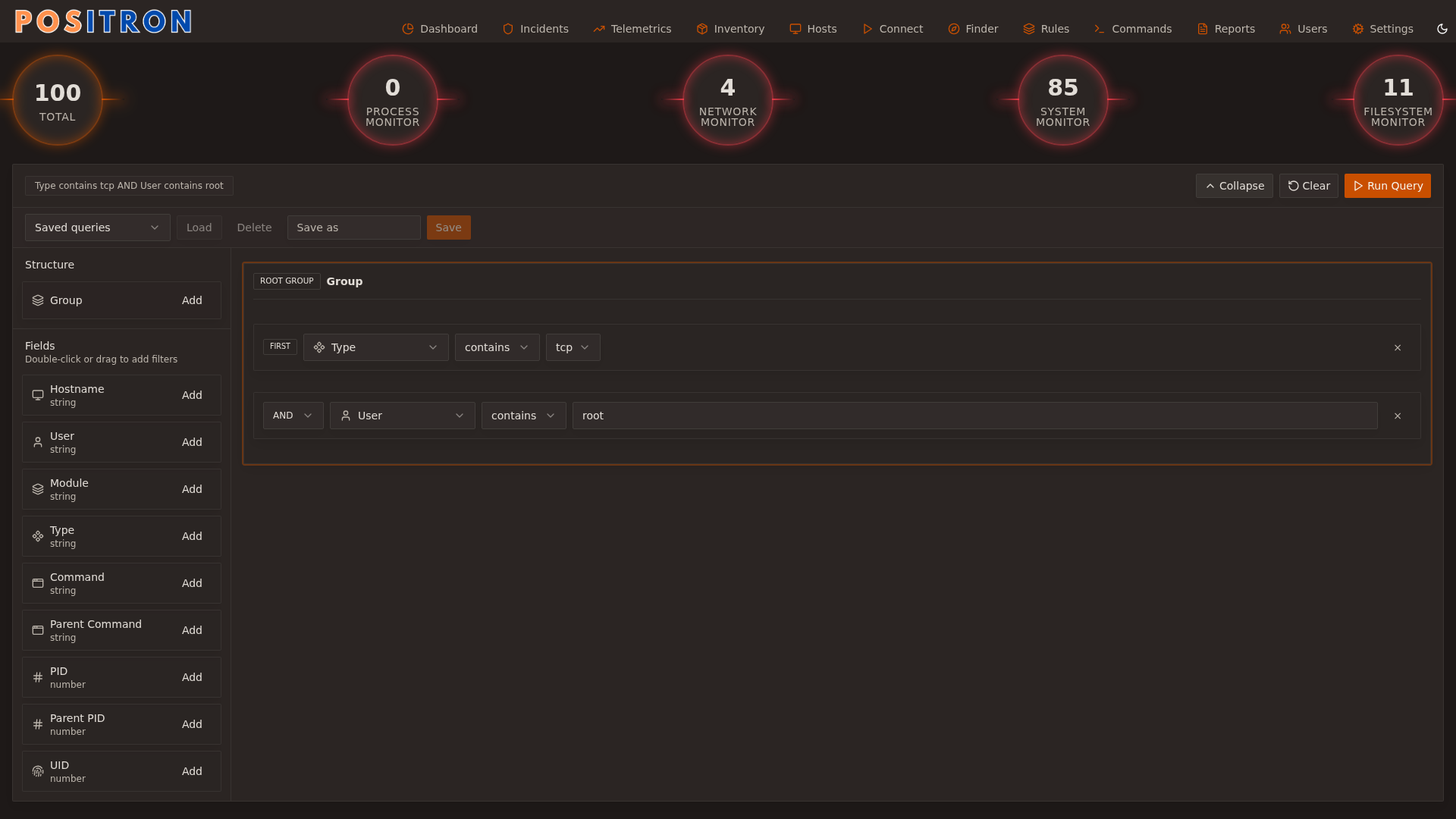 Telemetrics Query Builder